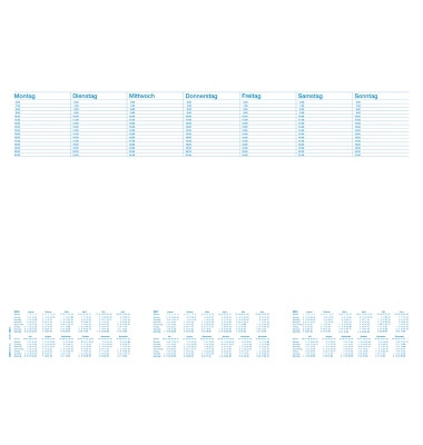 Schreibunterlage Schreibunterlage mitKalendarium Office 30 Blatt