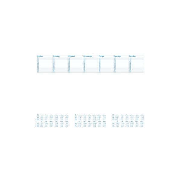 4002871466172 - Schreibunterlage Schreibunterlage mitKalendarium Office 30 Blatt 4002871466172 RNK