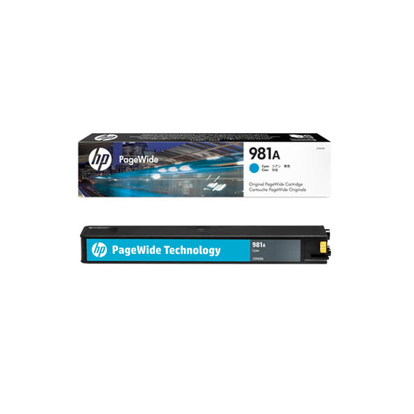 0888793202067 - 981A - Cyan - Original - PageWide - Tintenpatrone - für PageWide Enterprise Color 556dn 556xh (J3M68A)