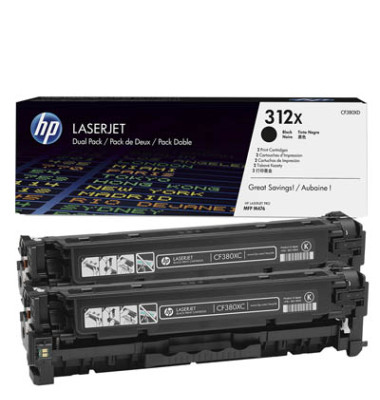 Toner 312X schwarz ca 4400 Seiten Doppelpack