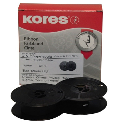 Farbband G001NYS Gr.1 Nylon schwarz