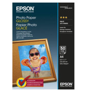 Fotopapier Glossy S042539, A4, für Inkjet, 200g weiß glänzend einseitig bedruckbar