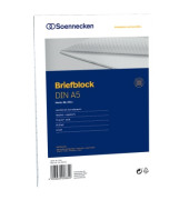 Briefblock 2311, Lineatur 9 / liniert, A5, 70g, weiß, 50 Blatt