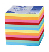 Zettelklotz 27026510, N 270, 90x90mm, lose, farbig sortiert, Papier, 700 Blatt