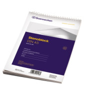 Stenoblock 1131, liniert, A5, 60g, weiß, 40 Blatt