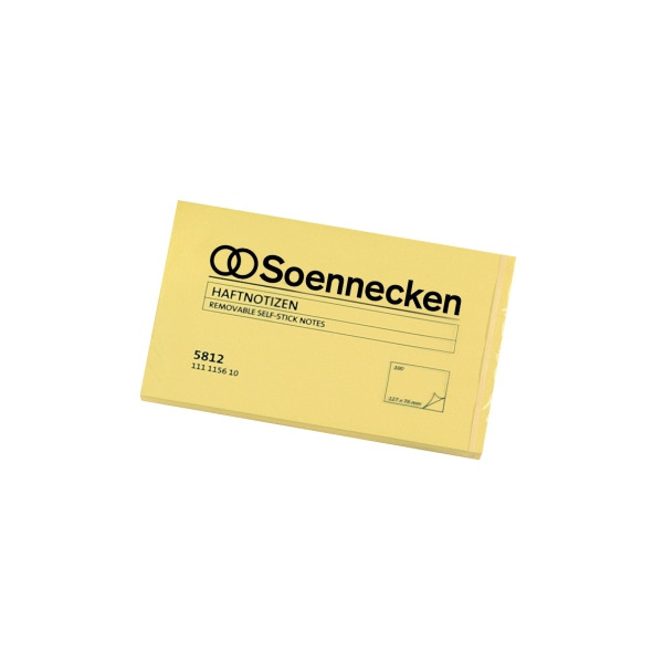 4003630101815 - Haftnotizen 5812 127x76mm gelb rechteckig 4003630101815 100 Blatt