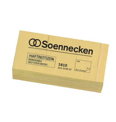 Haftnotizen 5810, 38x51mm, gelb, rechteckig