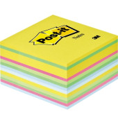 Haftnotizen 2030U, 76x76mm, gelb/grün/pink/blau, quadratisch
