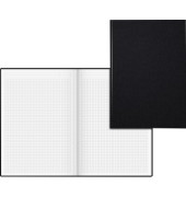 Notizbuch 86-55226 schwarz A4 kariert 80g 96 Blatt 192 Seiten