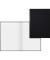 Notizbuch 86-55226, schwarz, A4, kariert, 80g, 96 Blatt / 192 Seiten