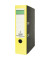 Ordner Grüner Balken 120006910, A4 80mm breit Karton Wolkenmarmor gelb