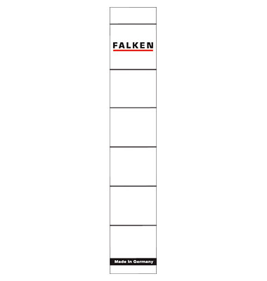 Ordnerrückenschild 80039639 schmal/kurz weiß Ordnerrückenschild 80039639 schmal/kurz weiß