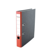 Ordner 3328, A4 50mm schmal Karton schwarz/rot