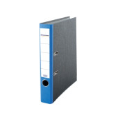 Ordner 3329, A4 50mm schmal Karton Wolkenmarmor blau