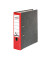 Ordner S80 80024516, A4 80mm breit Karton Wolkenmarmor rot