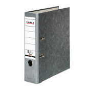 Ordner S80 10311975, A4 80mm breit Karton Wolkenmarmor schwarz/grau