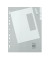 Kunststoffregister 1518 blanko A4 0,12mm graue Fenstertaben zum wechseln 12-teilig
