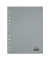 Kunststoffregister 1529, 1 bis 12, A4, 120&micro;m, graue Taben, 12-teilig