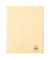 Kartonregister 1924, A bis Z, A4, 100 g/m², chamois Taben, 20-teilig