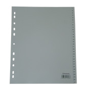 Kunststoffregister 2135, 1 bis 31, A4+, 120&micro;m, graue Taben, 31-teilig