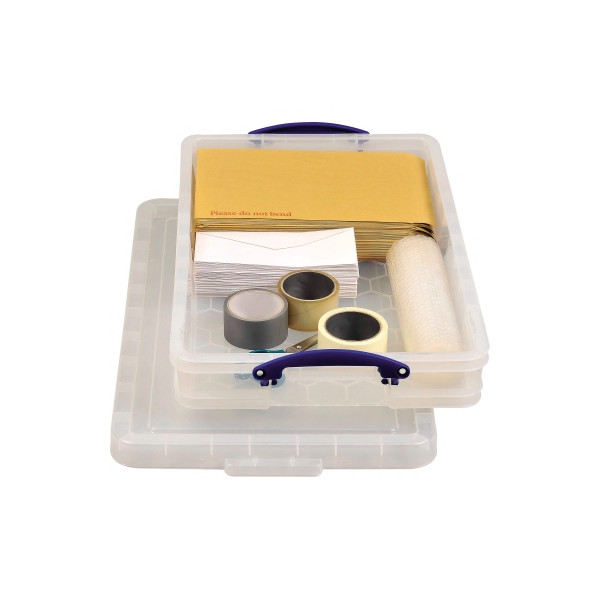 5060024802238 - Aufbewahrungsbox 20C 20 Liter mit Deckel außen 710x440x120mm Polypropylen (PP) transparent 5060024802238 Really Useful Box