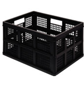 Klappbox 45FBK, 45 Liter, au&szlig;en 570x390x280mm, Polypropylen (PP) schwarz