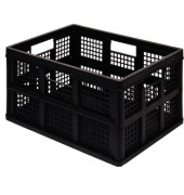 Klappbox 45FBK, 45 Liter, außen 570x390x280mm, Polypropylen schwarz