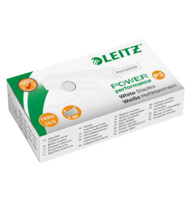 Heftklammern P3 Power Performance 24/6, 5554-00-00, Stahldraht verzinkt, Heftleistung 2-30 Blatt max.