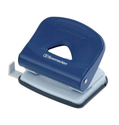 B&uuml;rolocher 3277, blau, bis 2,5mm 25 Blatt, mit Anschlagschiene