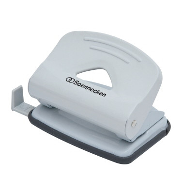 B&uuml;rolocher 3275, lichtgrau, bis 1,5mm 15 Blatt, mit Anschlagschiene