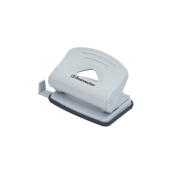 4003630135100 - Bürolocher 3275 lichtgrau bis 15mm 15 Blatt mit Anschlagschiene 4003630135100 Soennecken