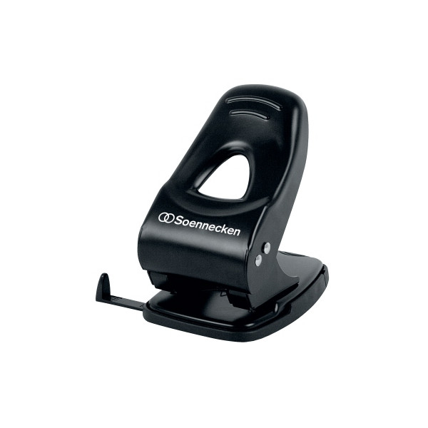 4003630135124 - Registraturlocher 3280 schwarz bis 6mm 60 Blatt mit Anschlagschiene 4003630135124 Soennecken