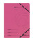 Eckspannmappe Eckspanner 11159654, A4 pink Karton 355g