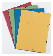 Eckspannmappe 125001930, A4 rot Recyclingkarton 400g