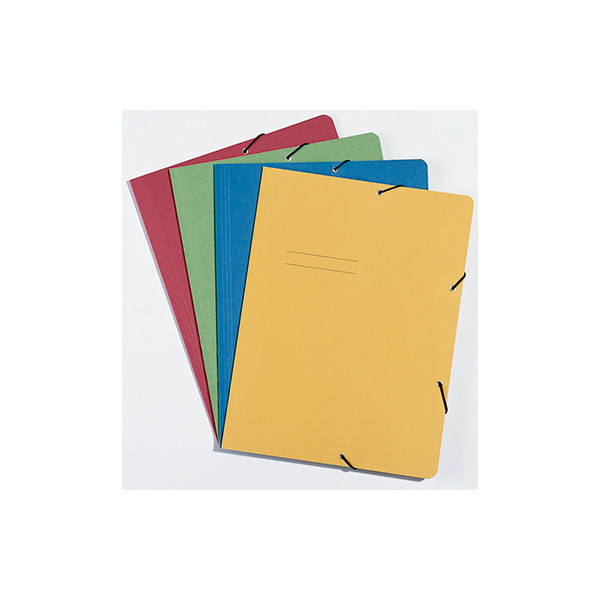4003969127814 - Eckspannmappe 125001930 A4 Recyclingkarton 400g mit 3 Einschlagklappen 4003969127814 Soennecken