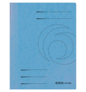 Schnellhefter Quality 11199106, A4, intensiv hellblau, Karton, 355g, Vorderdeckel opak