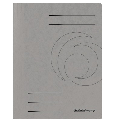 Schnellhefter Quality 11159704, A4, intensiv grau, Karton, 355g, Vorderdeckel opak