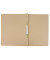 Schnellhefter 125077912, A4, chamois, Recyclingkarton, 250g, Vorderdeckel chamois / opak