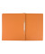 Schnellhefter 125077920, A4, orange, Recyclingkarton, 250g, Vorderdeckel opak