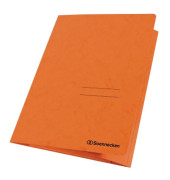 Sammelmappe 1480 DIN A4 3Klappen Karton orange