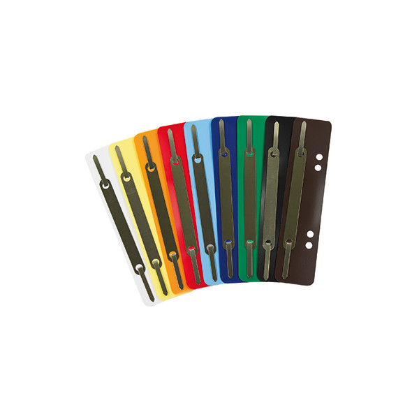 4003630135650 - Heftstreifen kurz 3192 34x15cm (BxL) Polypropylen (PP) mit Metalldeckleiste farbig sortiert 4003630135650 250 Stück