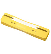 Heftstreifen kurz 3175, 34x150mm, Kunststoff mit Kunststoffdeckleiste, gelb