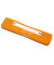 Heftstreifen kurz 3179, 3,4x15cm (BxL), Polypropylen (PP) mit Kunststoffdeckleiste, orange
