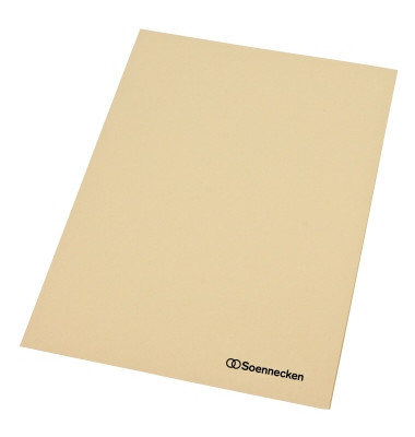 Aktendeckel 1285, A4 chamois Recyclingkarton 250g