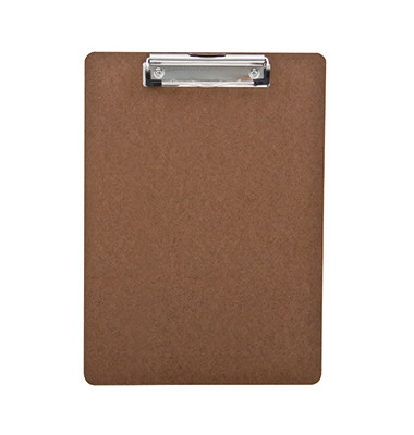 Klemmbrett 125669300 A4 braun Holzfaser inkl Aufhängeöse 