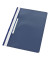 Schnellhefter 1422, A4, dunkelblau, Polyvinylchlorid (PVC), Vorderdeckel transparent