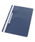Schnellhefter 1422 A4 dunkelblau PVC Kunststoff kaufmännische Heftung mit Abheftlochung bis 150 Blatt