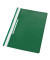 Schnellhefter 1423, A4, grün, Polyvinylchlorid (PVC), Vorderdeckel transparent