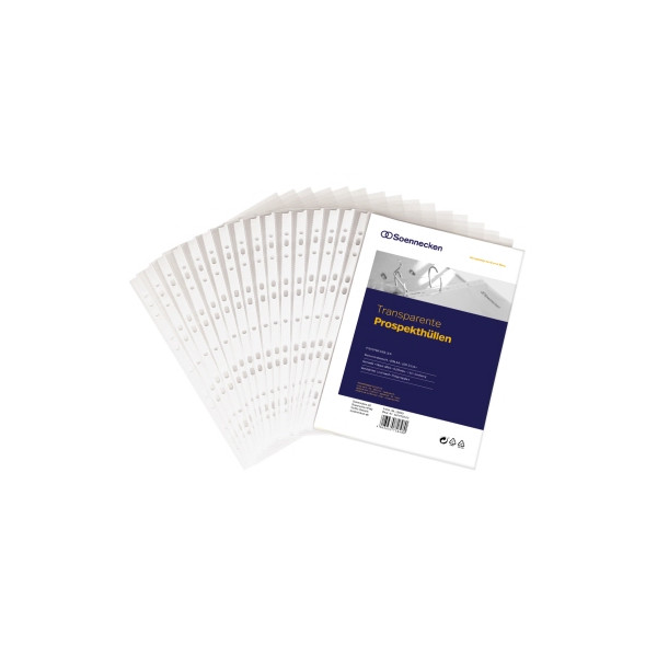 4003630756947 - Prospekthüllen 1806 Standard A3 quer transluzent genarbt oben offen 008mm 4003630756947 10 Stück