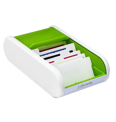 Visitenkartenbox Linear H6218050 300Karten apple green
